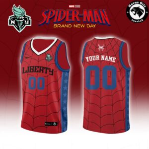 WNBA x Spider Man Brand New Day 2026 Basketball Jersey 7