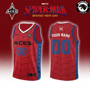 WNBA x Spider Man Brand New Day 2026 Basketball Jersey 9