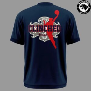 Washington Mystics WNBA 2026 Playoffs Clinched Graphic T Shirt 3