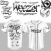 Weezer The Gathering World Wide Tour 2026 Baseball Jersey