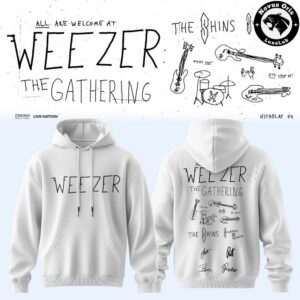 Weezer The Gathering World Wide Tour 2026 Hoodie 2