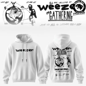 Weezer The Gathering World Wide Tour 2026 Hoodie 3