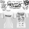 Weezer The Gathering World Wide Tour 2026 Basketball Jersey