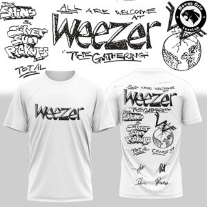 Weezer The Gathering World Wide Tour 2026 T-Shirt