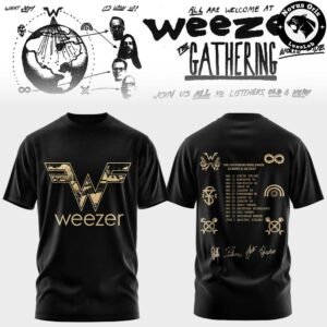 Weezer The Gathering World Wide Tour 2026 T Shirt 4
