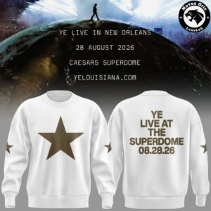 Ye Live At The Superdome Tour 2026 Graphic Sweatshirt