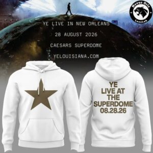 Ye Live At The Superdome Tour 2026 Pullover Hoodie