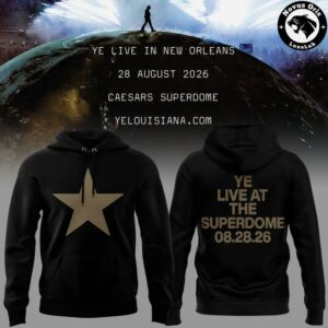 Ye Live At The Superdome Tour 2026 Pullover Hoodie 2