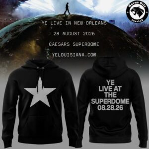 Ye Live At The Superdome Tour 2026 Pullover Hoodie 3