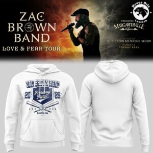 Zac Brown Band Love and Fear Tour 2026 in Fenway Park Hoodie 2