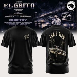 49ers Stadium Showcase El Grito Bay Area Street Culture Black T Shirt 2