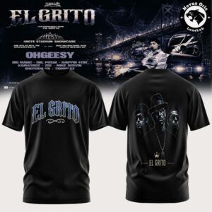 49ers Stadium Showcase El Grito Bay Area Street Culture Black T Shirt 3