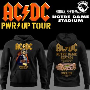 AC/DC Live From Notre Dame Stadium Power Up Tour Concert 2026 Hoodie