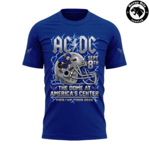 ACDC PWR UP Tour x St Louis Battlehawks 2026 T Shirt 2