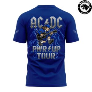 ACDC PWR UP Tour x St Louis Battlehawks 2026 T Shirt 3