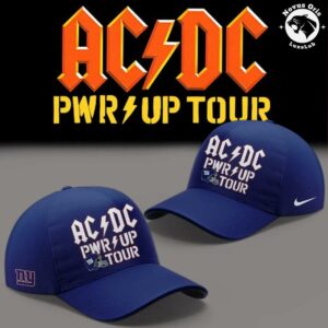 ACDC x New York Giants Power Up Tour 2026 Pullover Hoodie 3