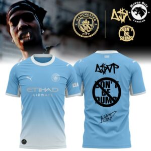 ASAP Rocky x Manchester City Limited Edition Signature T Shirt 4