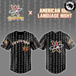 Albuquerque Isotopes American Sign Language Night 2026 Baseball Jersey 2