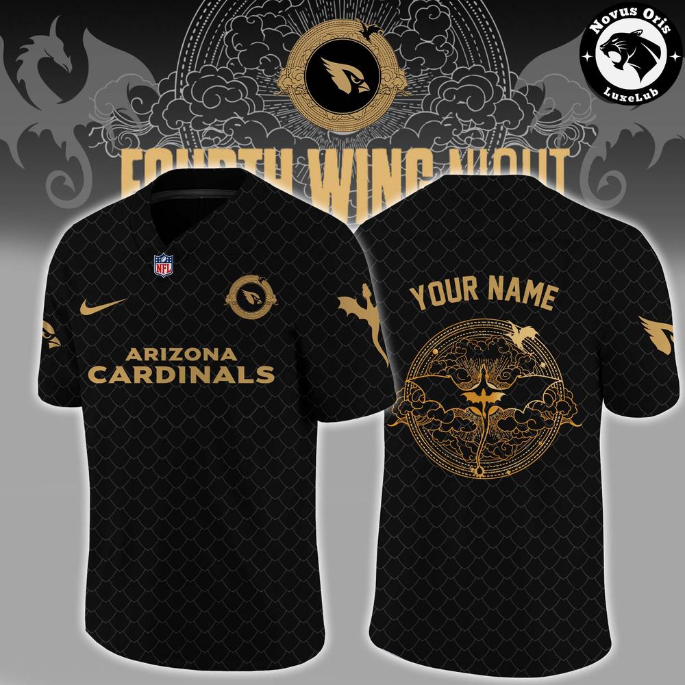 Arizona Cardinals Fourth Wing Night 2026 Custom Football Jersey
