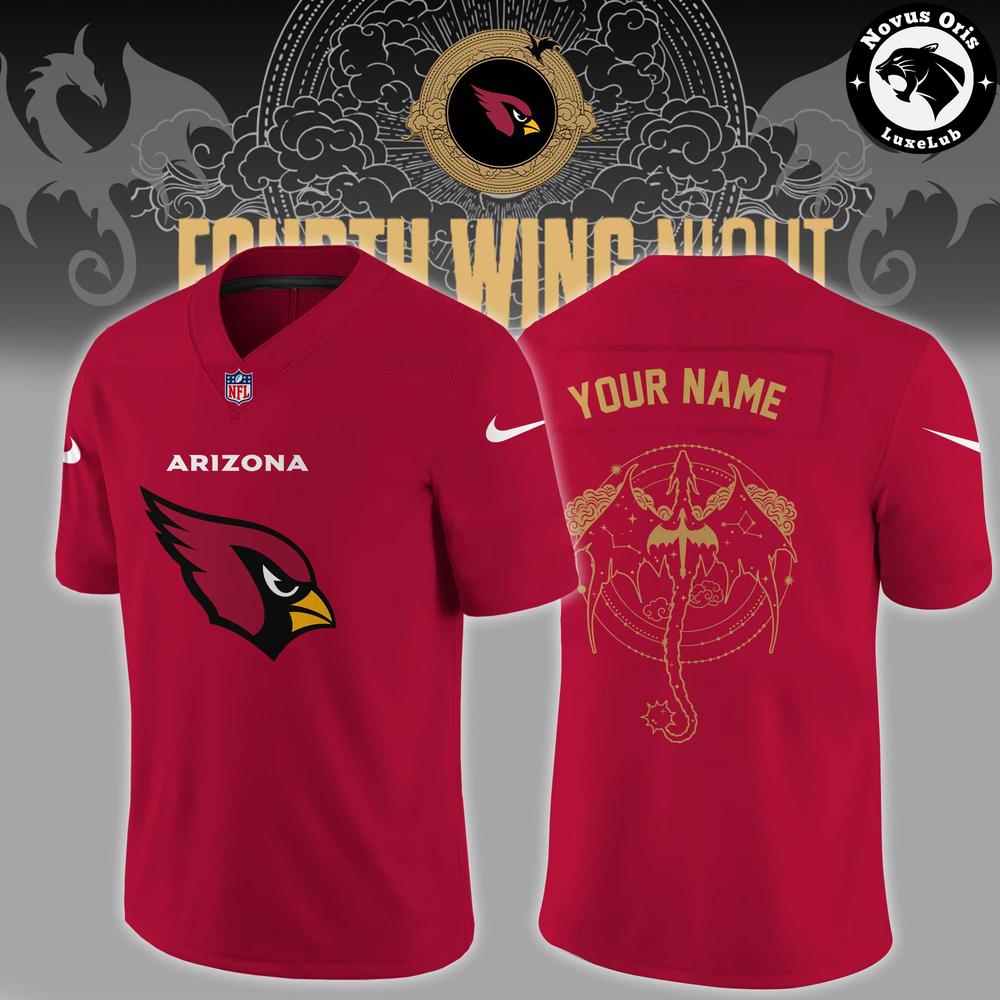 Arizona Cardinals Fourth Wing Night 2026 Custom Football Jersey