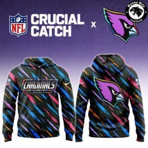Arizona Cardinals NFL Crucial Catch 2026 Intercept Cancer Hoodie 2