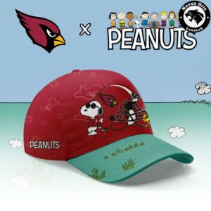 Arizona Cardinals x Peanuts Night 2026 Snoopy Custom Football Jersey 3