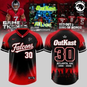 Atlanta Falcons x OutKast ATLiens 30th Anniversary 2026 Football Jersey 2