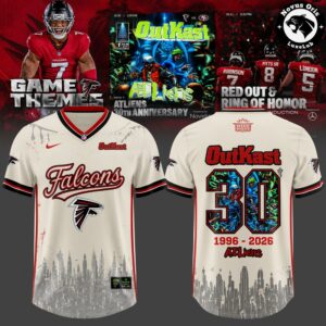 Atlanta Falcons x OutKast ATLiens 30th Anniversary 2026 Football Jersey 3
