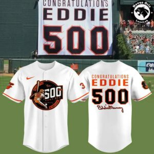 Baltimore Orioles Eddie Murray 500 Home Run Anniversary Baseball Jersey