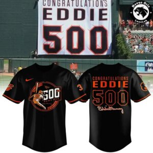 Baltimore Orioles Eddie Murray 500 Home Run Anniversary Baseball Jersey 2