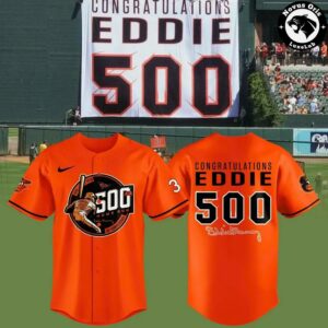 Baltimore Orioles Eddie Murray 500 Home Run Anniversary Baseball Jersey 3