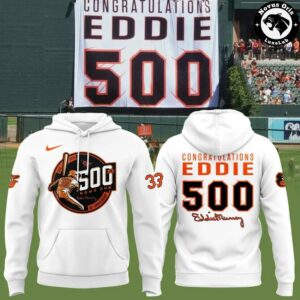 Baltimore Orioles Eddie Murray 500 Home Run Anniversary Hoodie