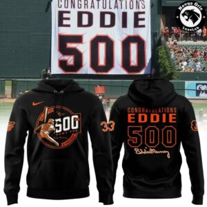 Baltimore Orioles Eddie Murray 500 Home Run Anniversary Hoodie 2