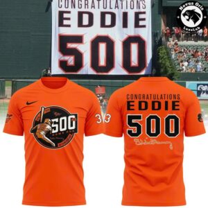 Baltimore Orioles Eddie Murray 500 Home Run Anniversary T Shirt 3