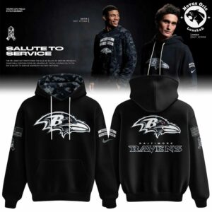 Baltimore Ravens Salute to Service 2026 NFL Hoodie