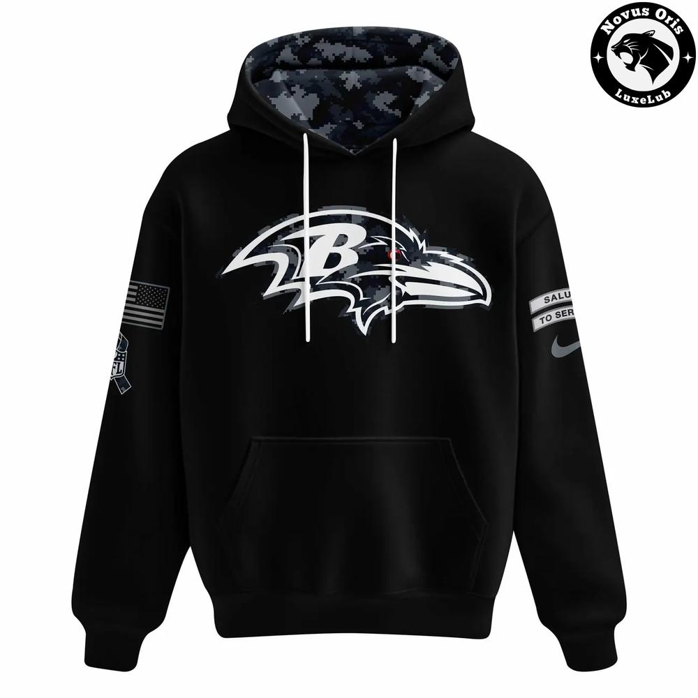 Baltimore Ravens Salute to Service 2026 NFL Hoodie Baltimore Ravens Salute to Service 2026 NFL Hoodie
