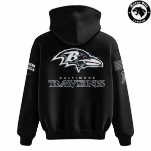 Baltimore Ravens Salute to Service 2026 NFL Hoodie 3