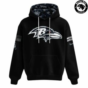 Baltimore Ravens Salute to Service 2026 NFL Hoodie 5