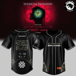 Breaking Benjamin Until The End Limited Signed Baseball Jersey