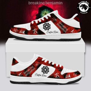Breaking Benjamin Until The End Limited Signed Custom Air Force 1 3