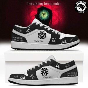 Breaking Benjamin Until The End Limited Signed Custom Air Force 1 5