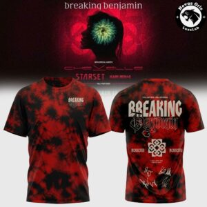 Breaking Benjamin Until The End Limited Signed Graphic T-Shirt