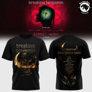 Breaking Benjamin Until The End Limited Signed Graphic T Shirt 3