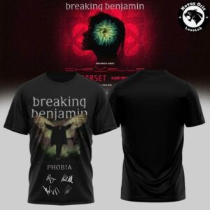 Breaking Benjamin Until The End Limited Signed Graphic T Shirt 5