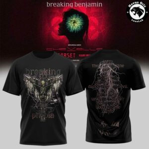 Breaking Benjamin Until The End Limited Signed Graphic T Shirt 6