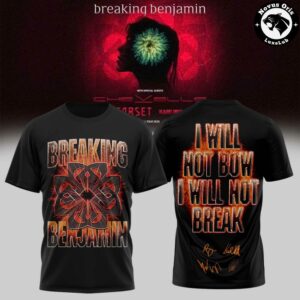 Breaking Benjamin Until The End Limited Signed Graphic T Shirt 8