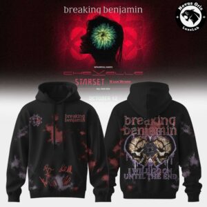 Breaking Benjamin Until The End Limited Signed Pullover Hoodie