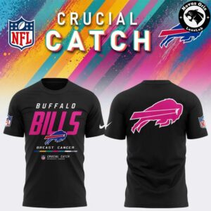 Buffalo Bills 2026 Crucial Catch Intercept Cancer Graphic T Shirt 3