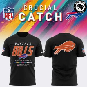 Buffalo Bills 2026 Crucial Catch Intercept Cancer Graphic T Shirt 5