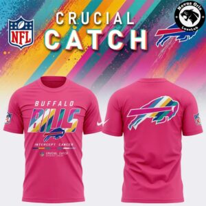 Buffalo Bills 2026 Crucial Catch Intercept Cancer Graphic T Shirt 9